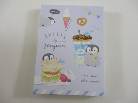 Cute Kawaii Q-Lia Sweets by Penguin Mini Notepad / Memo Pad - Stationery Design Writing Paper Collection