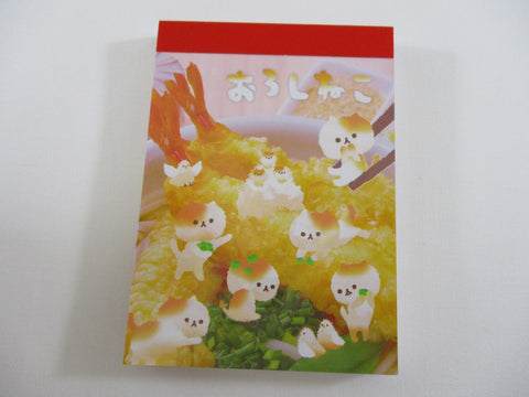 Cute Kawaii Crux Cat Tempura Mini Notepad / Memo Pad