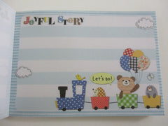 Cute Kawaii Crux Bear Joyful story Mini Notepad / Memo Pad - Stationery Designer Paper Collection