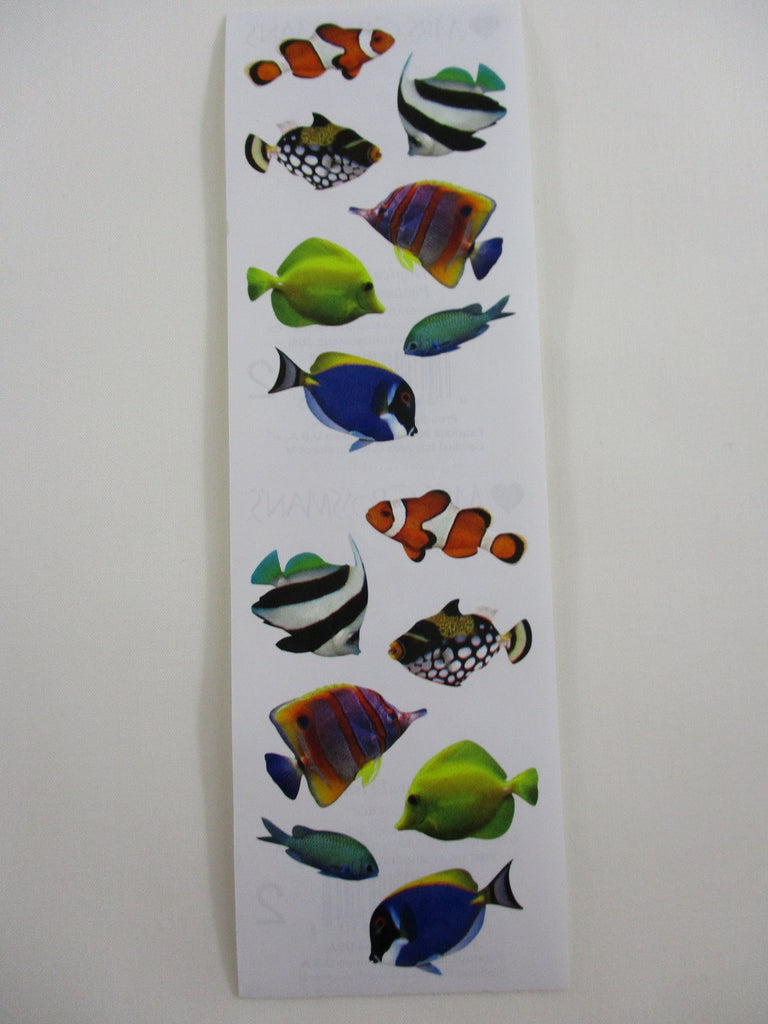 Mrs Grossman Tropical Fish Photoessence Sticker Sheet / Module - Vintage & Collectible