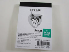 Cute Kawaii Kuromi Cheeky but Charming Mini Notepad / Memo Pad - A - Stationery Designer Paper Collection