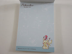 Cute Kawaii Kamio Pikachu Pokemon Nintendo Game Freak Mini Notepad / Memo Pad - Stationery Designer Paper Collection