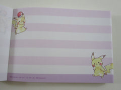 Cute Kawaii Kamio Pikachu Pokemon Nintendo Game Freak Mini Notepad / Memo Pad - Stationery Designer Paper Collection