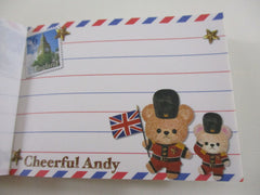 Cute Kawaii Kamio London Bear Britain Mini Notepad / Memo Pad - Stationery Designer Paper Collection