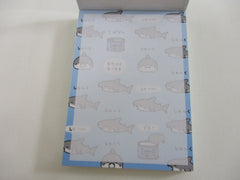 Cute Kawaii Kamio Shark in a can Mini Notepad / Memo Pad - Stationery Designer Paper Collection