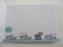 Cute Kawaii Kamio Shark in a can Mini Notepad / Memo Pad - Stationery Designer Paper Collection