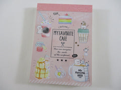 Cute Kawaii Q-Lia My Favorite Cafe Mini Notepad / Memo Pad - Stationery Design Writing Collection