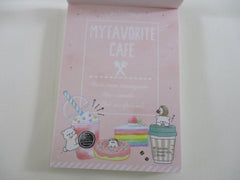 Cute Kawaii Q-Lia My Favorite Cafe Mini Notepad / Memo Pad - Stationery Design Writing Collection