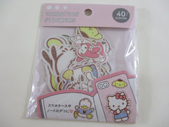 Cute Kawaii Sanrio Characters Flake Stickers Sack - Collectible - Preowned