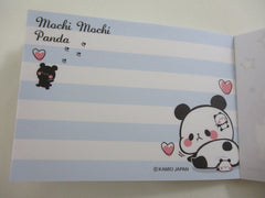 Cute Kawaii VHTF Kamio Mochi Panda Die Cut Mini Notepad / Memo Pad - Stationery Design Writing Collection