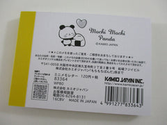 Cute Kawaii VHTF Kamio Mochi Panda Die Cut Mini Notepad / Memo Pad - Stationery Design Writing Collection