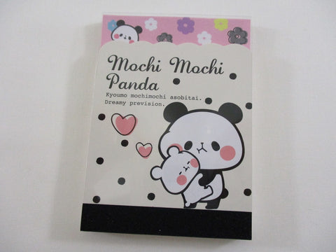 Cute Kawaii VHTF Kamio Mochi Panda Die Cut Mini Notepad / Memo Pad - Stationery Design Writing Collection