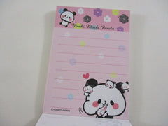 Cute Kawaii VHTF Kamio Mochi Panda Die Cut Mini Notepad / Memo Pad - Stationery Design Writing Collection