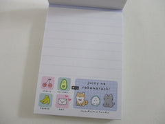 Cute Kawaii Kamio Cat Dog Hedgehog Phone Tile Animal Friends Mini Notepad / Memo Pad - Stationery Design Writing Collection