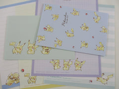 Cute Kawaii Kamio Pokemon Pikachu Letter Sets - B - Writing Paper Envelope Stationery