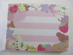 Cute Kawaii San-X Berry Puppy Mini Notepad / Memo Pad - E - 2010 - Rare HTF