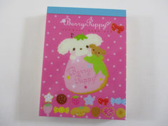 Cute Kawaii San-X Berry Puppy Mini Notepad / Memo Pad - G - 2010 - Rare HTF