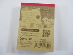 Cute Kawaii San-X Berry Puppy Mini Notepad / Memo Pad - H - 2010 - Rare HTF