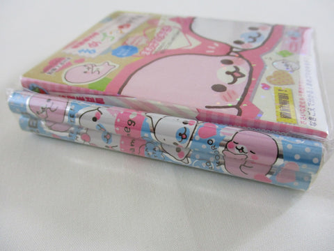 Cute Kawaii San-X Mamegoma Seal Mini Notepad / Memo Pad with Mini Pencils - 2010 - Rare HTF