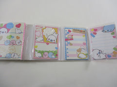 Cute Kawaii San-X Mamegoma Seal Mini Notepad / Memo Pad with Mini Pencils - 2010 - Rare HTF