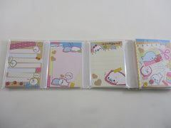 Cute Kawaii San-X Mamegoma Seal Mini Notepad / Memo Pad with Mini Pencils - 2010 - Rare HTF