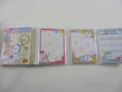 Cute Kawaii San-X Mamegoma Seal Mini Notepad / Memo Pad with Mini Pencils - 2010 - Rare HTF