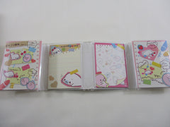 Cute Kawaii San-X Mamegoma Seal Mini Notepad / Memo Pad with Mini Pencils - 2010 - Rare HTF