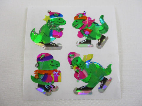 Sandylion Dino Dinosaur Prismatic Sticker Sheet / Module - Vintage & Collectible