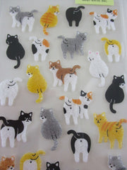Cute Kawaii MW Vivelle Paper Sponge - Cat Kitten theme Sticker Sheet - for Journal Planner Craft Organizer