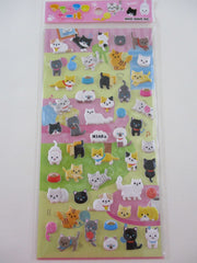 Cute Kawaii MW - Cat Kitten Puffy Sponge Sticker Sheet