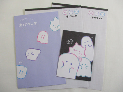 Cute Kawaii Crux Ghost Mini Letter Sets - A -Small Writing Note Envelope Set Stationery