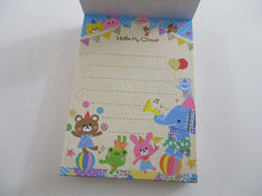 Cute Kawaii Kamio Circus Animal Bear Frog Elephant Rabbit Mini Notepad / Memo Pad - Stationery Design Writing Collection