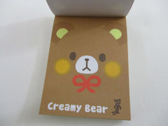 Cute Kawaii Q-Lia Bear Creamy Mini Notepad / Memo Pad - Stationery Design Writing Collection