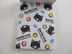 Cute Kawaii Q-Lia Cat Smile Mini Notepad / Memo Pad - Stationery Design Writing Collection