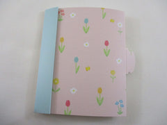 Cute Kawaii Qlia Sticker Sheet fold to mini booklet - Flowers - for Journal Planner Craft Organizer Calendar