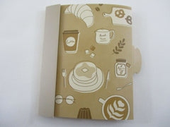 Cute Kawaii Qlia Sticker Sheet fold to mini booklet - Coffee Shop - for Journal Planner Craft Organizer Calendar