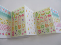 Cute Kawaii Qlia Sticker Sheet fold to mini booklet - Fresh Fruits - for Journal Planner Craft Organizer Calendar