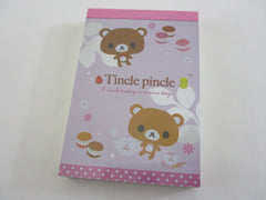 Cute Kawaii San-X Bear Mini Notepad / Memo Pad - Stationery Designer Paper Collection