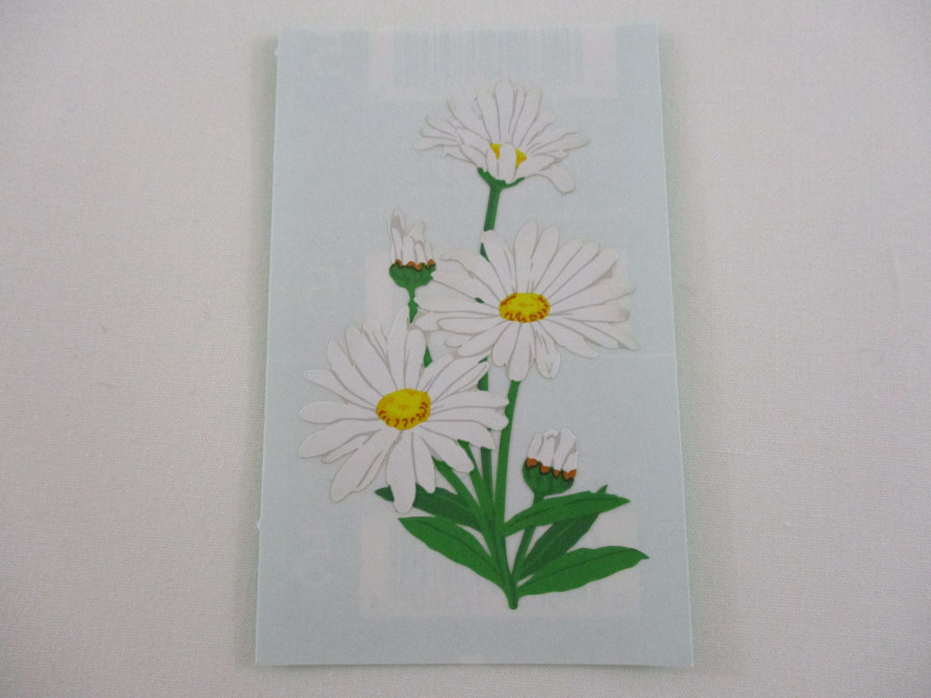 Mrs Grossman Daisy Flowers Sticker Sheet / Module - Vintage & Collectible 2003