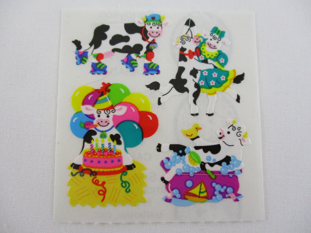 Sandylion Cow Sticker Sheet / Module - Vintage & Collectible