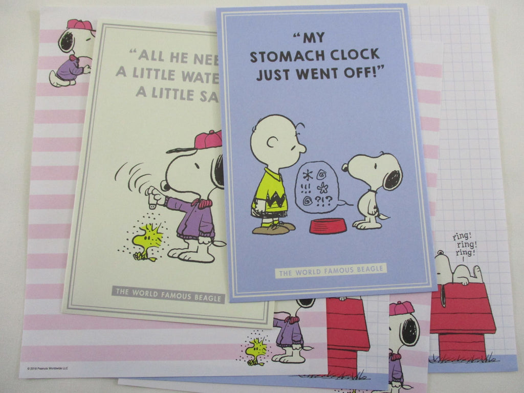 Peanuts Snoopy Letter Sets - C - Stationery Writing Paper Envelope