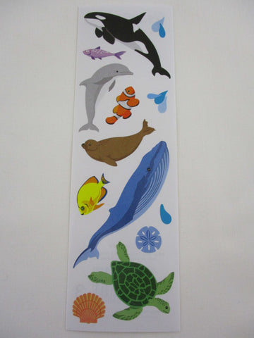 Mrs Grossman Ocean Life Sticker Sheet / Module - Vintage & Collectible