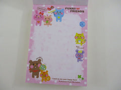 Cute Kawaii Kamio Funny Friends Mini Notepad / Memo Pad - Stationery Designer Paper Collection