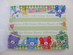 Cute Kawaii Crux Bear Mini Notepad / Memo Pad - Stationery Designer Paper Collection