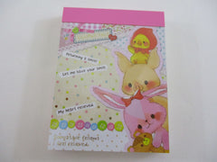 Cute Kawaii Kamio Rabbit Chicken Lilliput Mini Notepad / Memo Pad - Stationery Designer Paper Collection