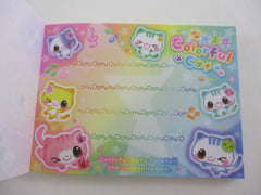 Cute Kawaii Q-Lia Cat Colorful Mini Notepad / Memo Pad - Stationery Designer Paper Collection