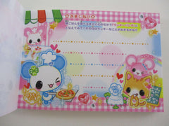 Cute Kawaii Crux Cat and Panda Mini Notepad / Memo Pad - Stationery Designer Paper Collection