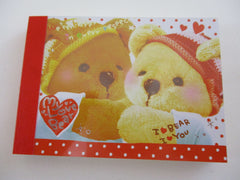 Cute Kawaii Crux Bear Mini Notepad / Memo Pad - Stationery Designer Paper Collection