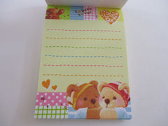 Cute Kawaii Crux Bear Mini Notepad / Memo Pad - Stationery Designer Paper Collection