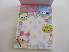 Cute Kawaii Kamio Cat and Friends Mini Notepad / Memo Pad - Stationery Designer Paper Collection